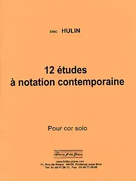 Excellente qualité | Hulin E. Etudes A Notation Contemporaine Cor