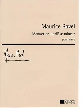 Ravel M. Menuet UT Diese Mineur Piano - Petit prix