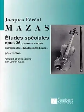 Mazas Etudes Speciales OP 36 Vol 1 Violon-1 | Tout juste disponible