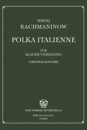 Retour gratuit - Rachmaninov S. Polka Italienne Piano 4 Mains