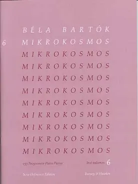 Bartok B. Mikrokosmos Vol 6 Piano | Livraison rapide