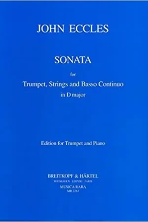 Eccles J. Sonata RE Majeur Trompette - Tout nouveau