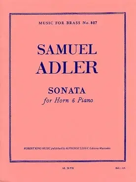 Adler S. Sonata Cor | Offre exclusive