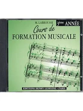 Affaire à saisir - Labrousse M. Cours de Formation Musicale 3ME Annee CD
