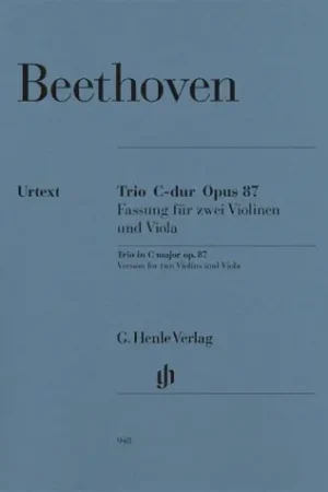 Soldes | Beethoven L.v. Trio OP 87 2 Violons et Alto