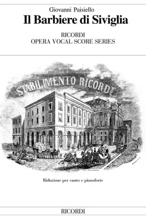 Très demandé - Paisiello G. IL Barbiere DI Siviglia Chant Piano