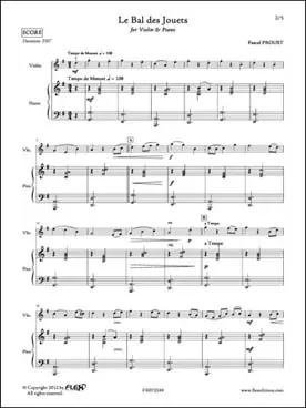 Achetez en ligne | Proust P. le Bal Des Jouets Violon