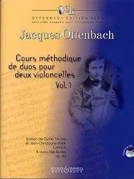 Disponible maintenant - Offenbach J. Cours Methodiques de Duos Vol 1 Violoncelles