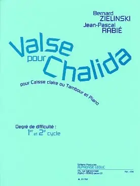 Zielinski B./rabie J.p. Valse Pour Chalida Caisse Claire | Jusqu'à épuisement des stocks
