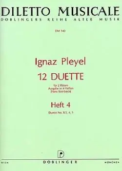 Expédition express | Pleyel I. 12 Duettes Vol 4 Flutes