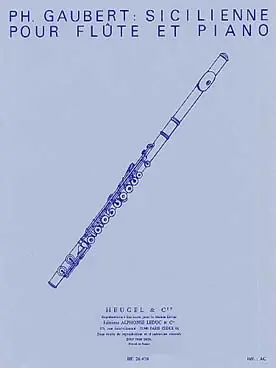 Très bien noté - Gaubert P. Sicilienne Flute