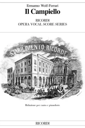Très apprécié des clients | Wolf Ferrari E. le Campiello Chant Piano
