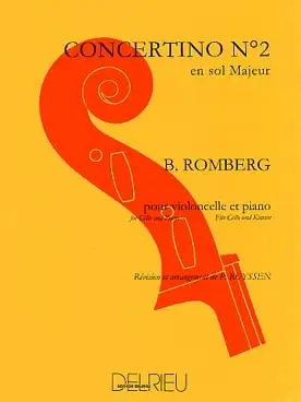 Nouveau chez nous | Romberg B. Concertino OP 38 N°2 Violoncelle