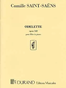 SAINT-SAENS C. Odelette Opus 162 Flute | Qualité professionnelle