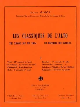 Vieuxtemps H. Concerto N°5 en la Mineur (1ER Solo) Alto - Dernières unités