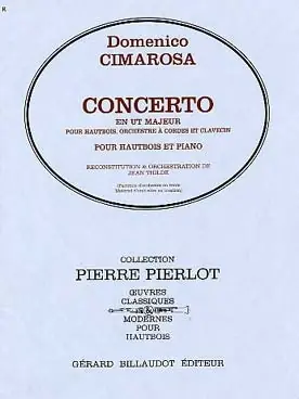 Affaire à saisir | Cimarosa S. Concerto UT Majeur Hautbois