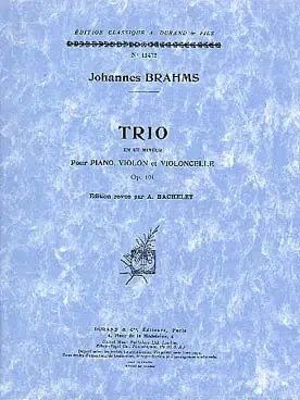 Brahms J. Trio OP 101 Violon Violoncelle Piano-1 - Prix promo