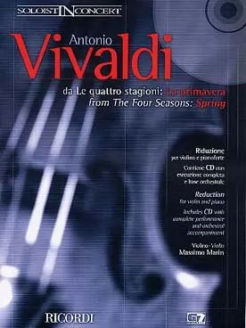 Vivaldi A. Les 4 Saisons OP 8 N°1: le Printemps Violon - Offre exclusive