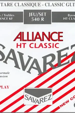 Jeu de Cordes Guitare Classique Savarez 540R Alliance Rouge - Quantité limitée