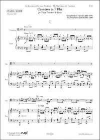 Bientôt épuisé - Haendel G.f. Concerto Trombone