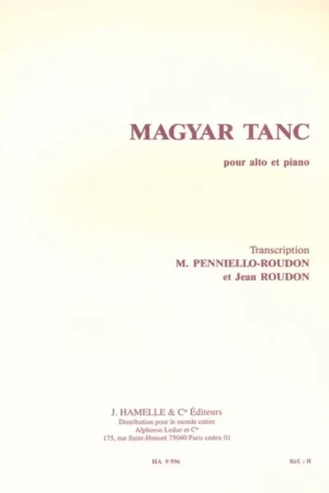 Tchaikowsky P.i. Magyar Tanc Alto | Disponible maintenant