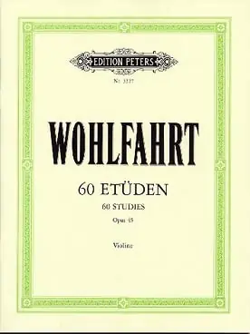 Wohlfahrt F. Etudes OP 45 Violon - Derniers articles