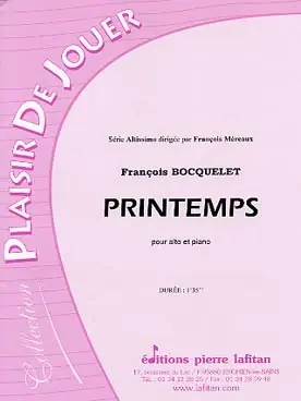 Bocquelet F. Printemps Alto | Jusqu'à épuisement des stocks