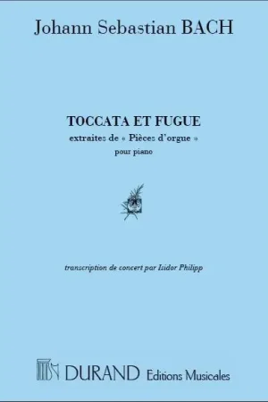 Bach J.s. Toccata et Fugue RE Mineur Piano | Nouveau lancement
