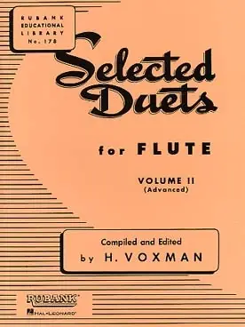 Voxman H. Selected Duets Vol 2 Flutes - Nouvel arrivage