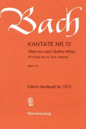 Commandez dès aujourd'hui | Bach J.s. Cantate Bwv 72 Chant Piano