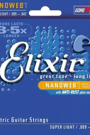 Super prix - Jeu de Cordes Electrique Elixir 12002 Super Light 9/42