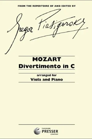 Mozart W.a. Divertimento IN C Alto | Derniers articles