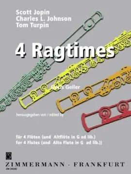 4 Ragtimes Flutes | Qualité premium