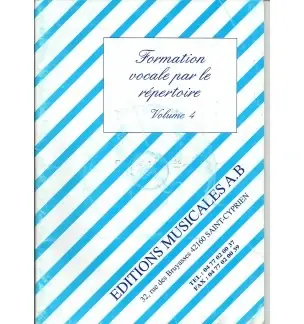 Bon prix | Fazzari/lab/torti Formation Vocale Par le Repertoire Vol 4