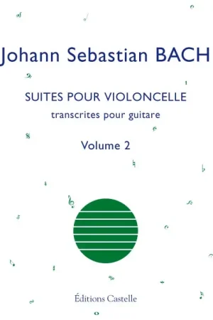 Bach J.s. Suites Pour Violoncelle Vol 2 Guitare | Soldes