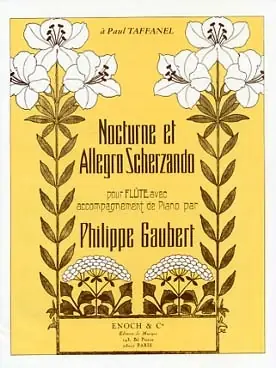 Tendance - Gaubert P. Nocturne et Allegro Scherzando Flute