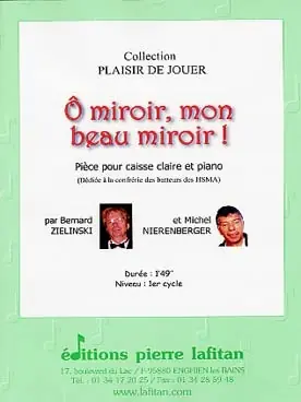 Zielinski B./nierenberger M. O Miroir Mon Beau Miroir Caisse Claire - Dernier arrivage