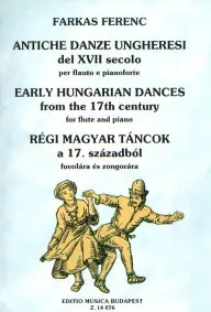 Farkas F. Early Hungarian Dances From The 17TH Century Flute - Prix mini