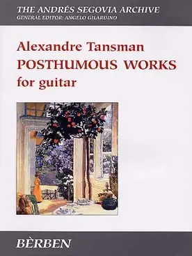 Tansman A. Posthumous Works Guitare - Produit tendance