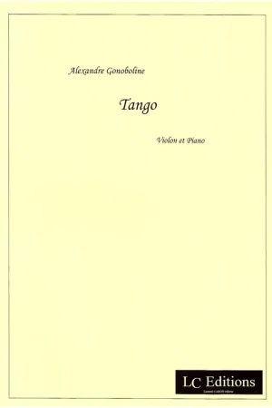 Achetez dès aujourd'hui - Gonoboline A. Tango Violon