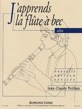 Veilhan J.c. J'apprends la Flute A Bec Alto | Prix bas