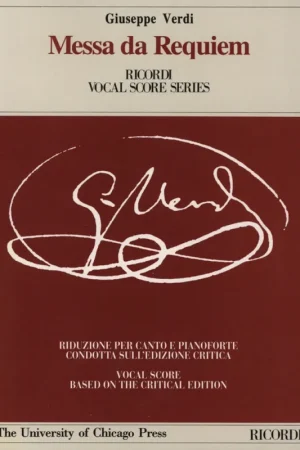 Verdi G. la Messe de Requiem Chant | Bonne affaire