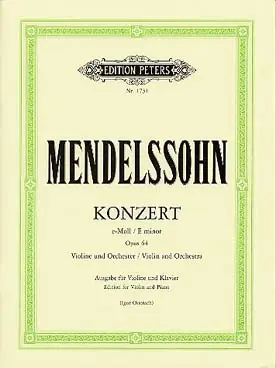 Achetez dès maintenant | Mendelssohn F. Concerto E Minor OP 64 Violon