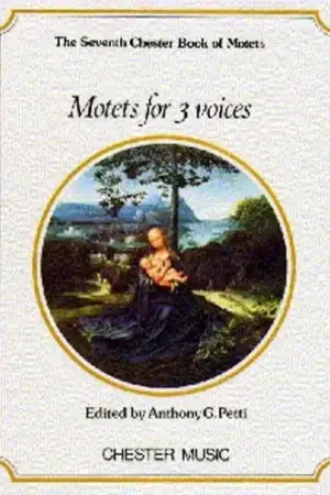 Envoi rapide | Petti A. Chester Book OF Motets Vol 7 Choeur