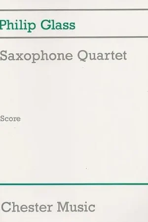 Glass P. Saxophone Quartet Conducteur - Offre du jour