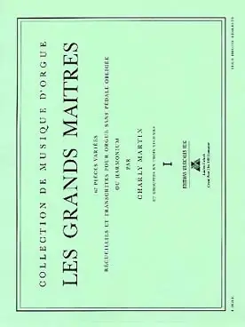 Offre limitée - Les Grands Maitres Vol 1 Orgue