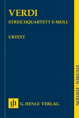 Verdi G. String Quartet MI Mineur Conducteur | Tout nouveau