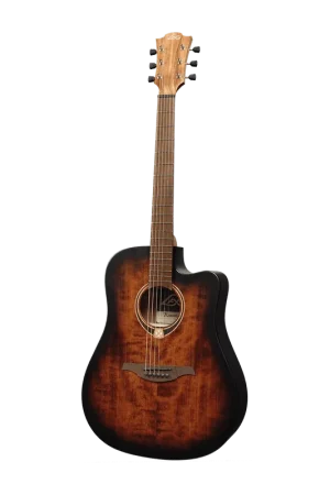 Prix exceptionnel - Lag T70DCE-B&B Dread Cut Black And Brown