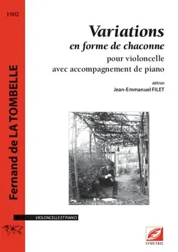 Tombelle F. Variations en Forme de Chaconne Violoncelle - Réduction