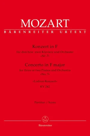 Commandez dès maintenant - Mozart W.a. Concerto KV 242 3/2 Pianos Avec Orchestre Conducteur